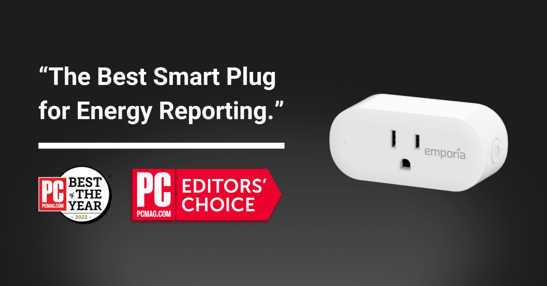 The Emporia Smart Plug: PC Mag Editors' Choice!