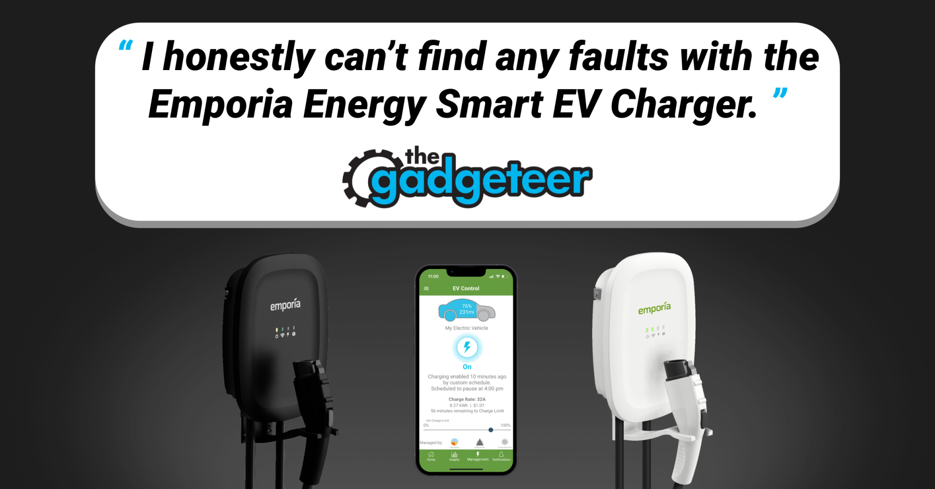 The Gadgeteer Reviews the Emporia Level 2 EV Charger