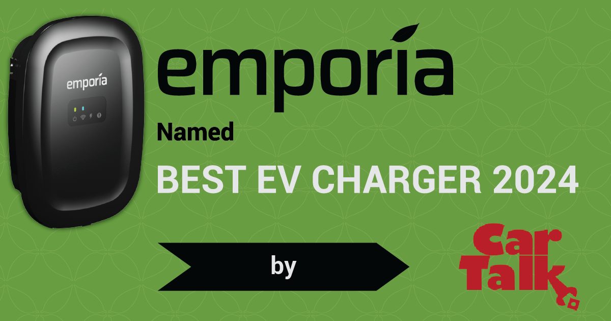 Emporia Named Best Level 2 Charger by Car Talk