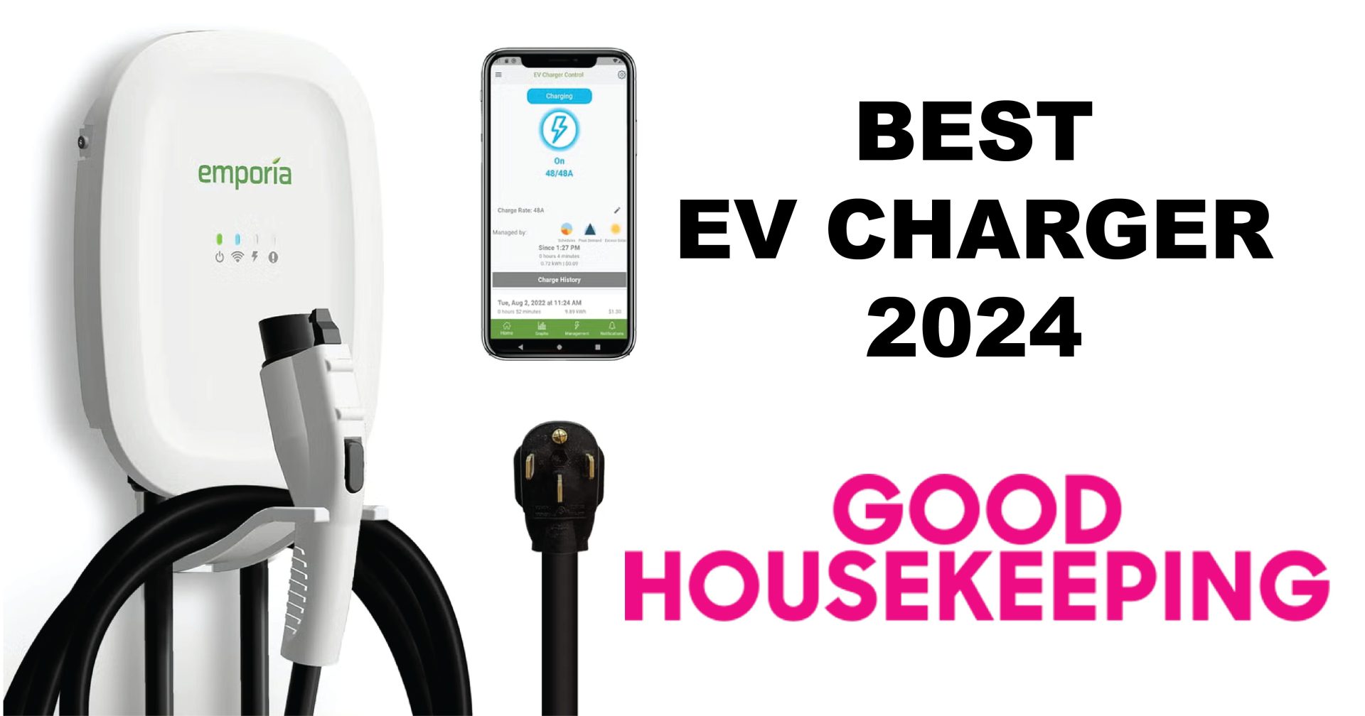 Emporia EV Charger Named Best Overall by Good Housekeeping